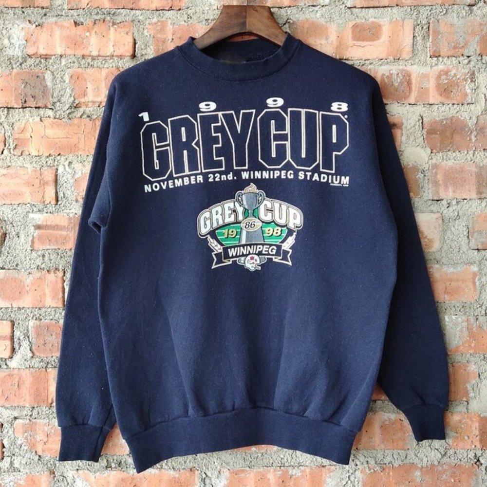 Retro 90s CFL Grey Cup Champions Graphic Crewneck Sweatshirt